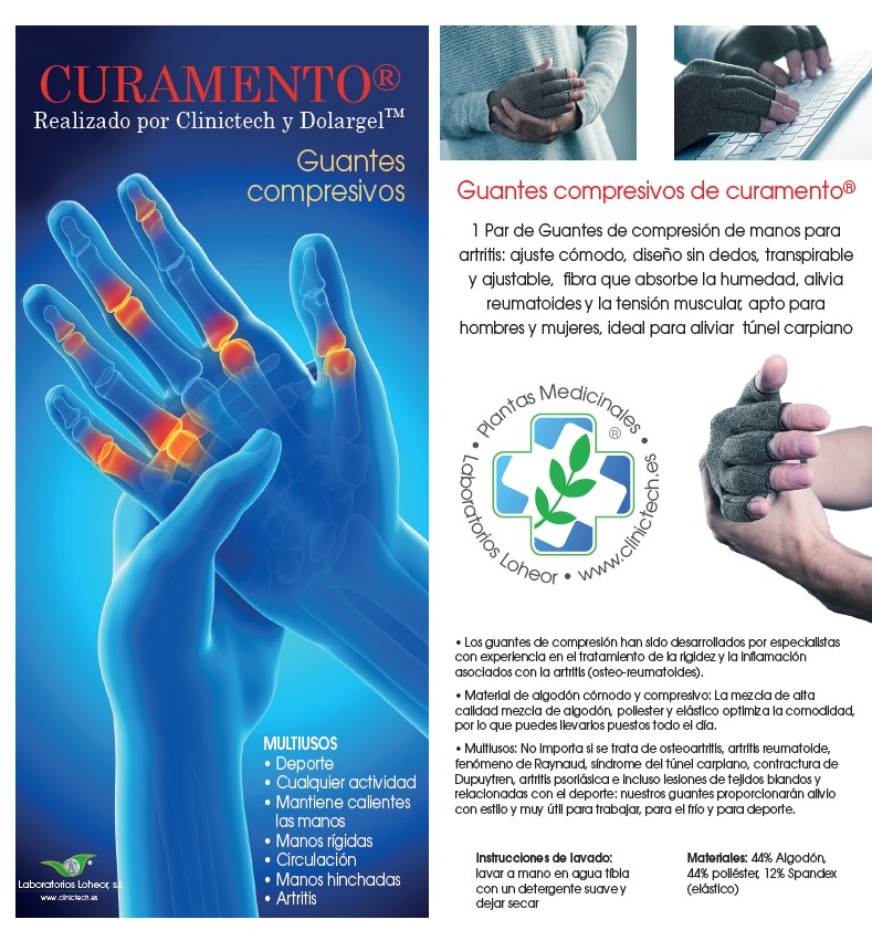 Guantes de Compresión Suave para Artritis, Artrosis, Tendinitis y Túnel  Carpiano