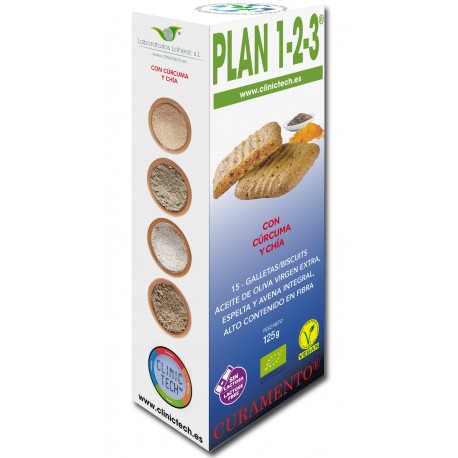 GALLETAS DIET de Curcuma y Chia