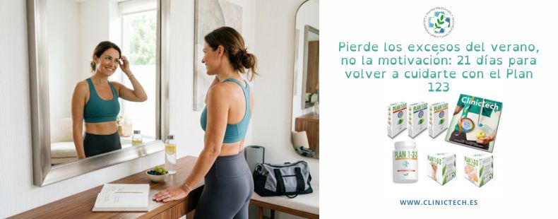 Pierde los excesos del verano, no la motivación: 21 días para volver a cuidarte con el Plan 123