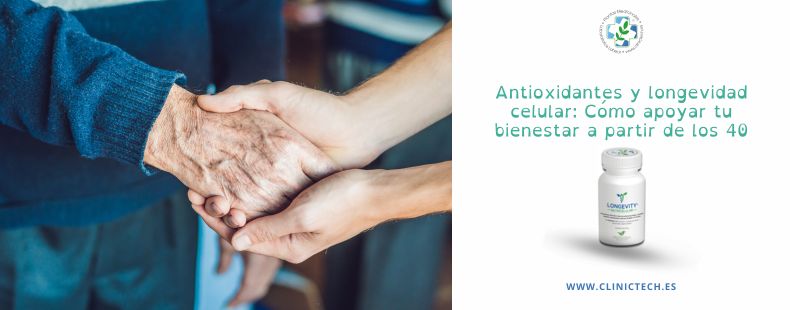 Antioxidantes y longevidad celular: Cómo apoyar tu bienestar a partir de los 40